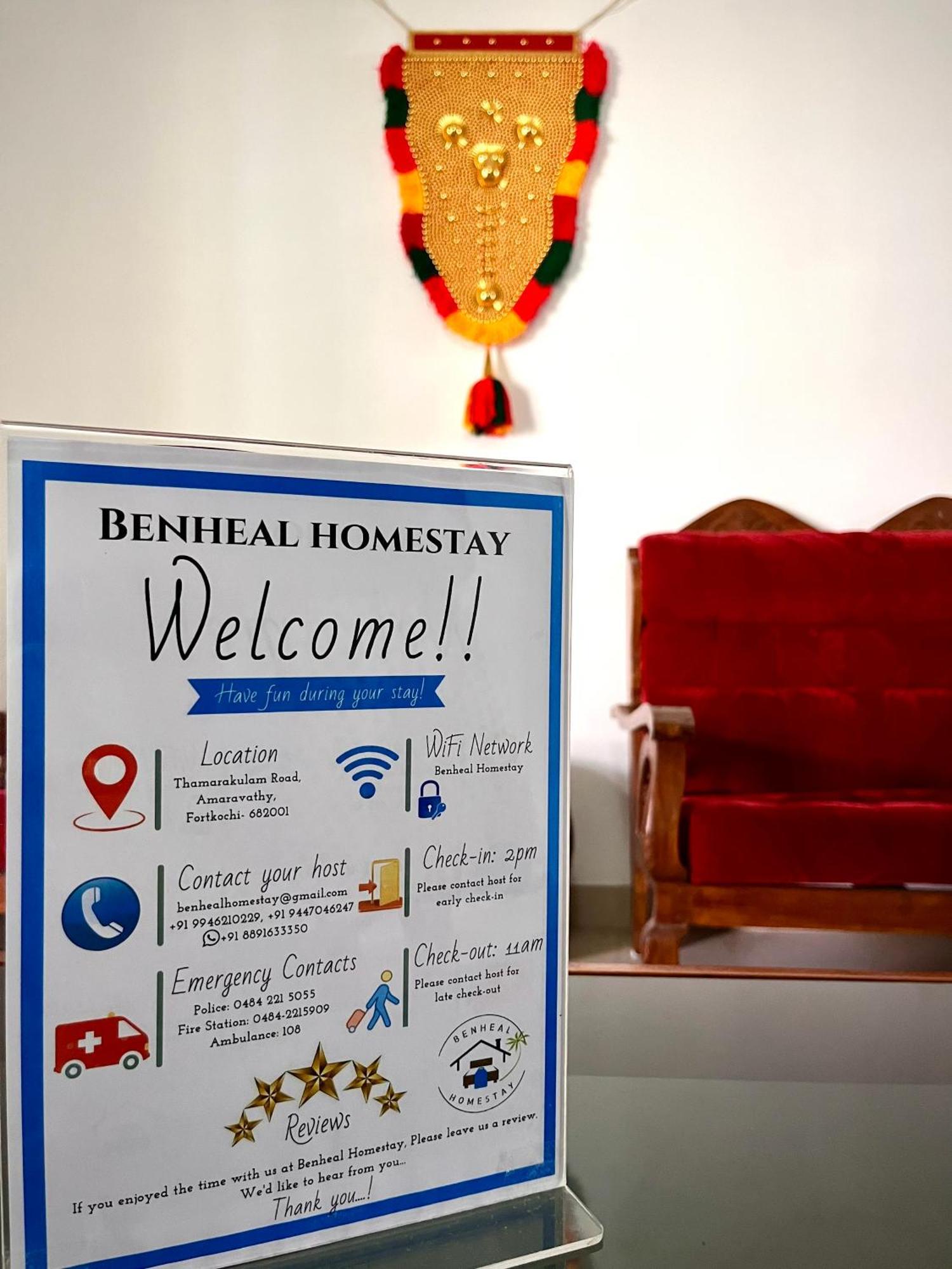 Benheal Homestay Kochi Екстериор снимка